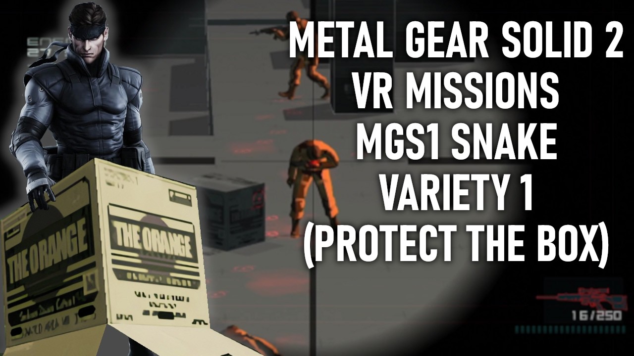 Metal Gear Solid 2 - MGS1 Snake Variety Mission 1 (Protect the Box)