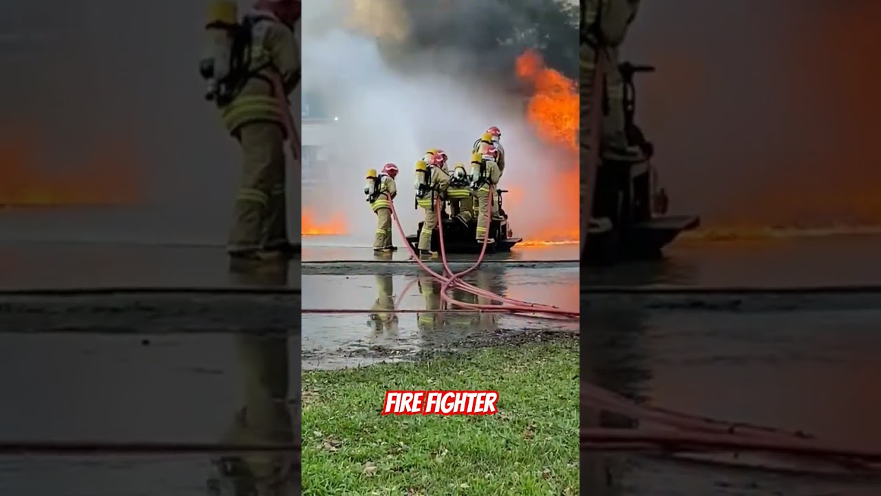 Risiko pekerjaan hampir terlalap api! 