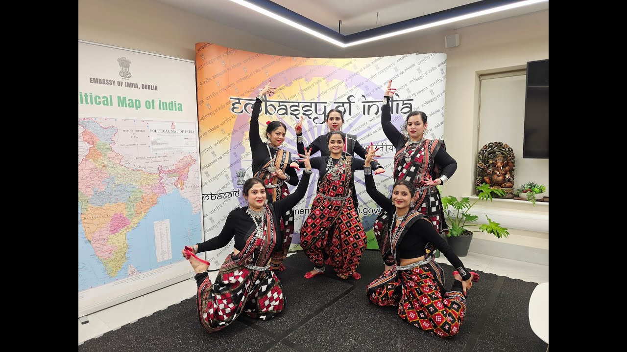 Presenting Odisha at Indian Embassy in Ireland. #odisha #indianembassy #ireland #dance #sambalpuri