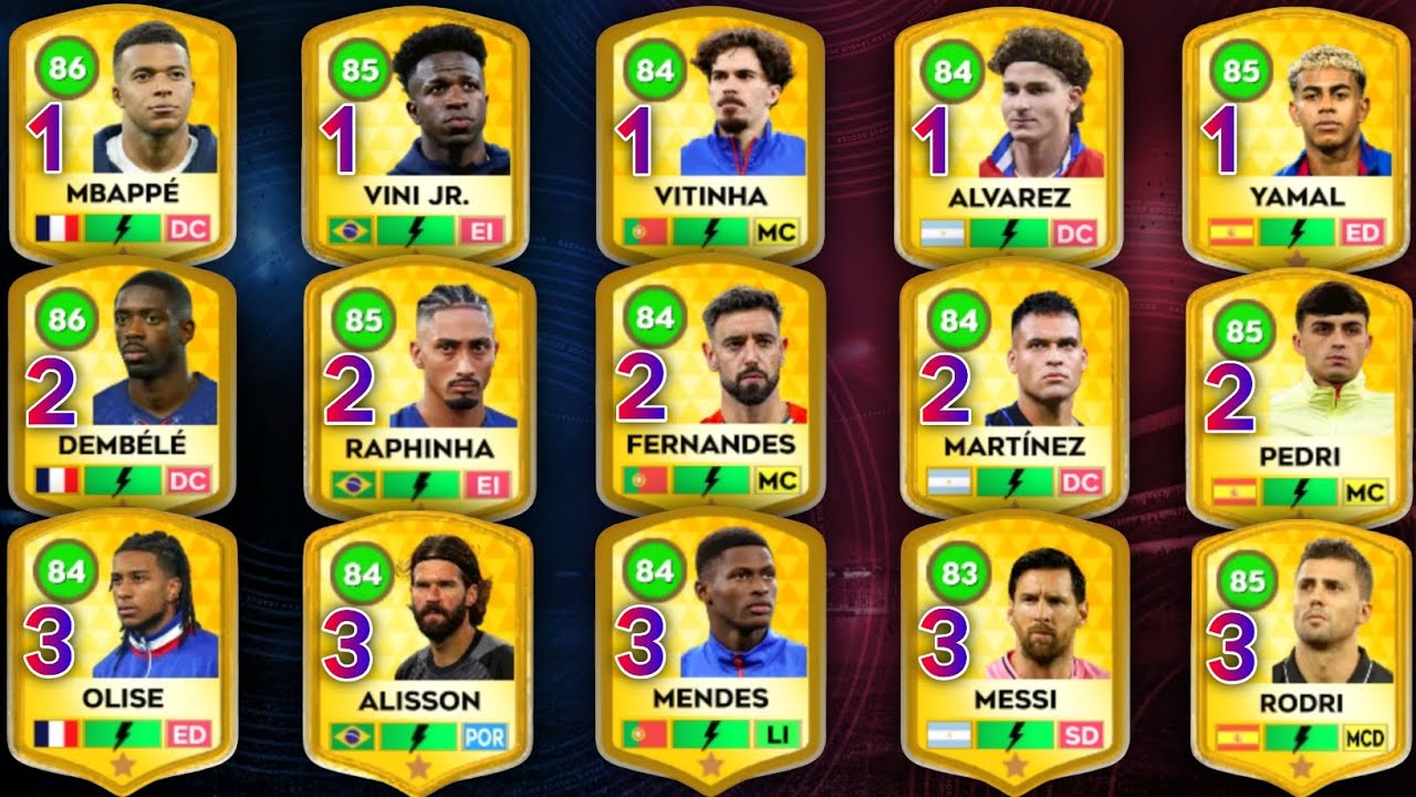 TOP 3 MEJORES JUGADORES por PAÍS en DLS 26 | Dream League Soccer 