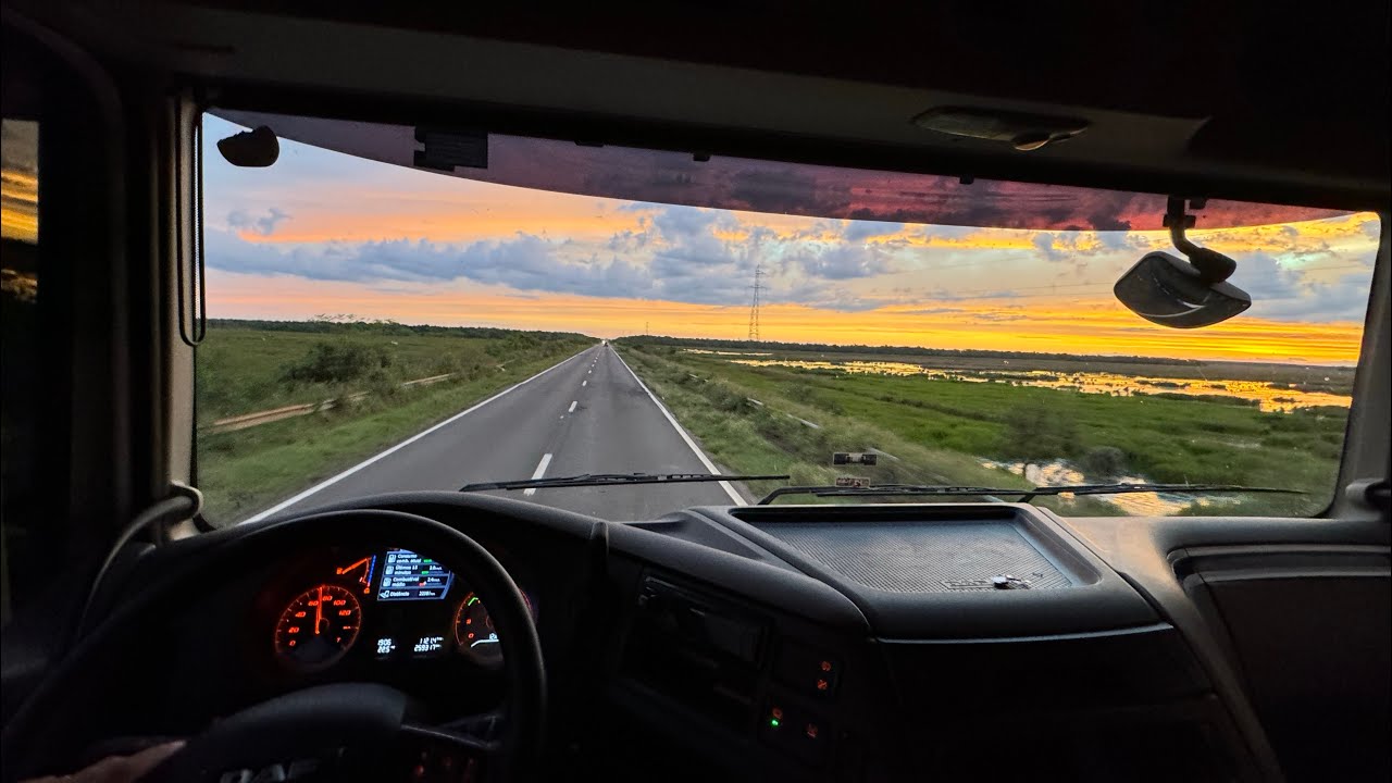 Nossa primeira viagem internacional de carreta.