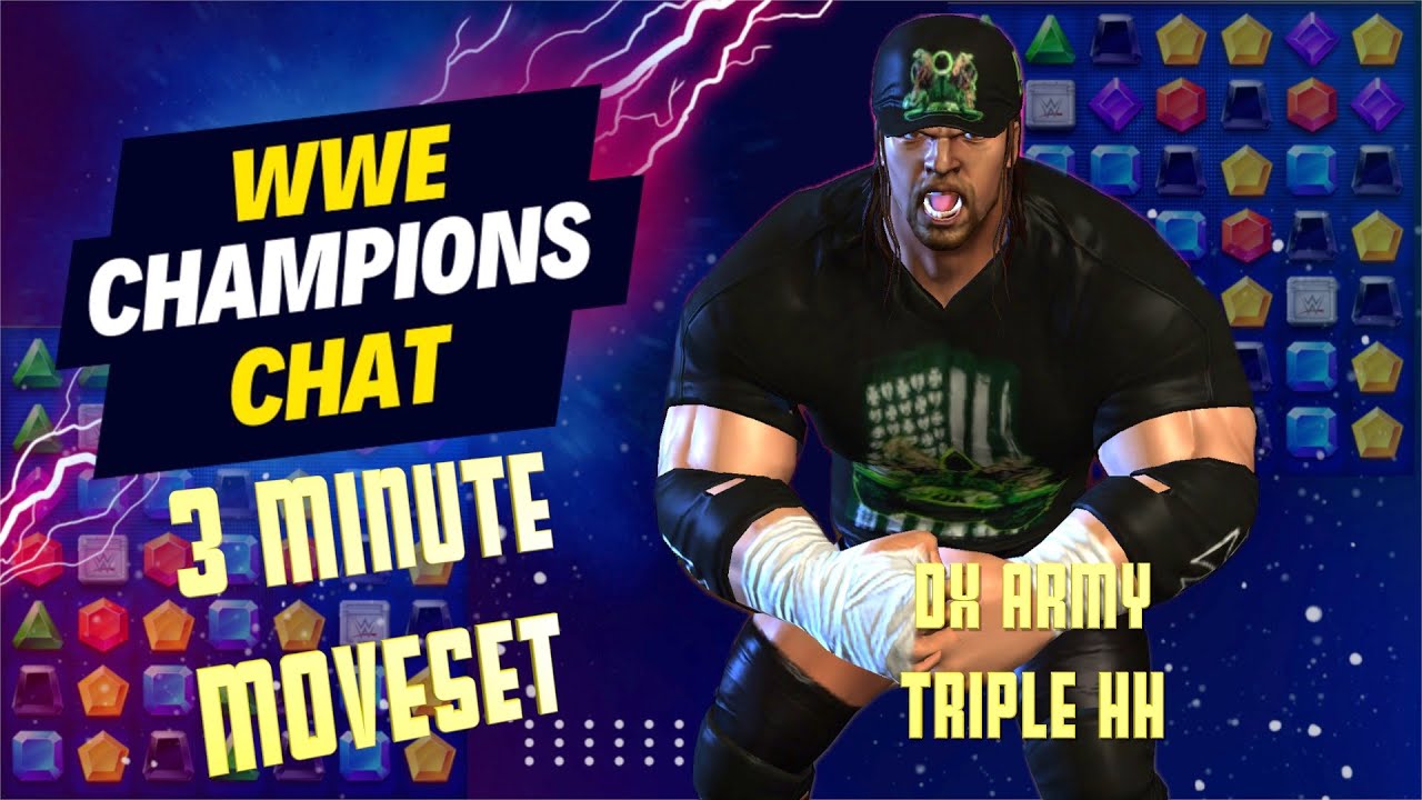 Triple H HHH DX Army | 3 Minute Movesets | WWE Champions