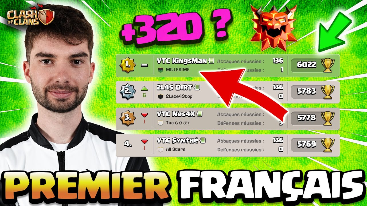 🔥 TOP 1 FR DEPUIS 17 JOURS… ATTAQUES LIVE SOUS PRESSION 😱 | Clash of Clans