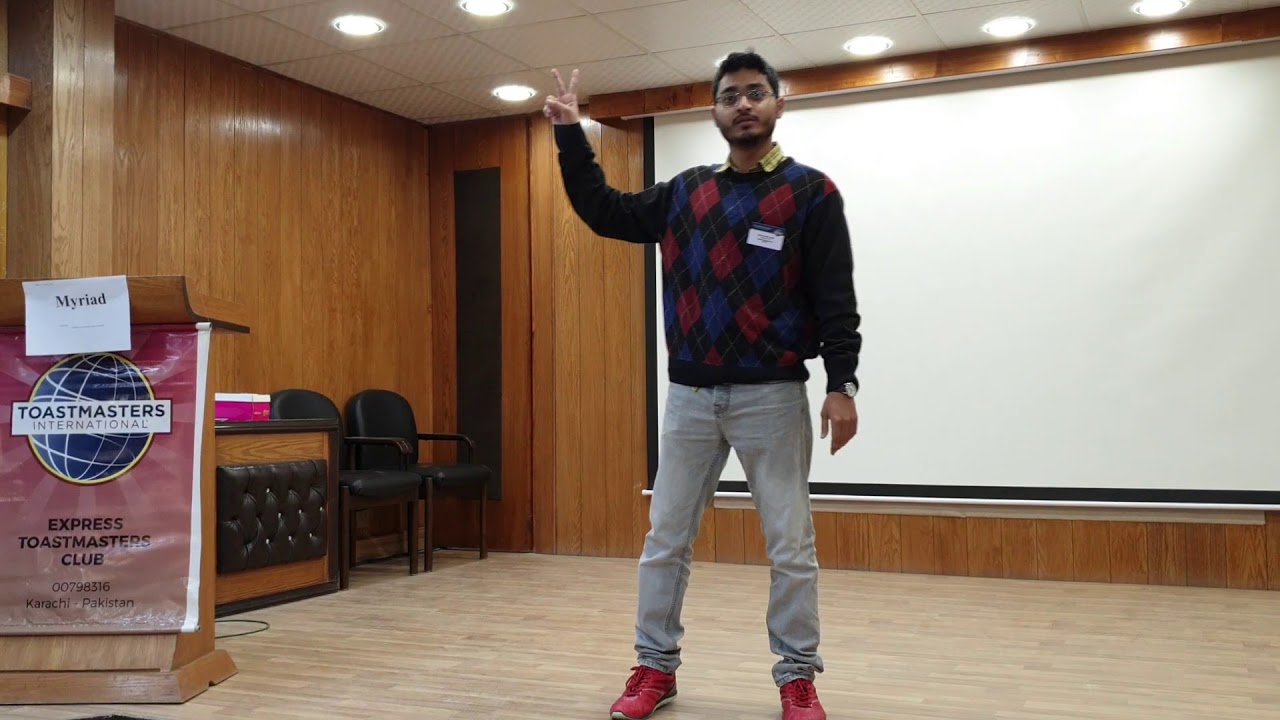 Sergeant at Arms- Toastmaster Anas