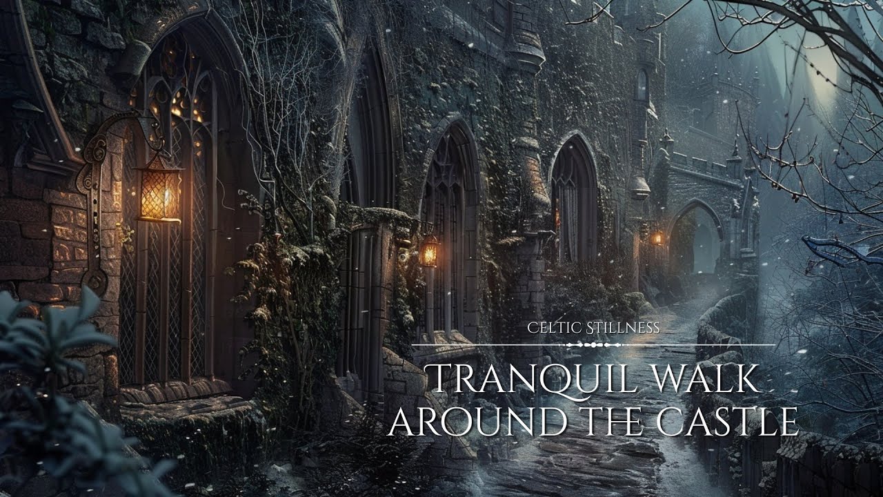 Tranquil Walk Around the Castle | Celtic Fantasy Music for Rest, Relaxation, and Study