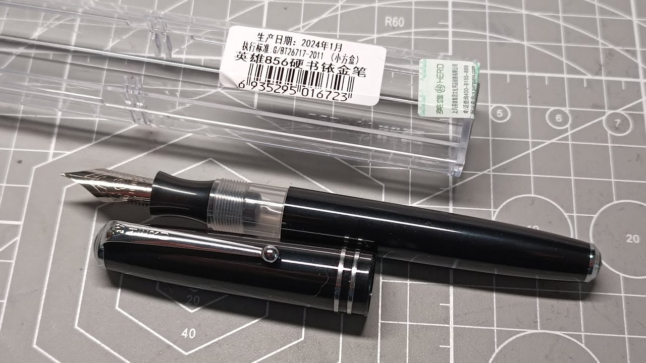 Hero 856 Fountain Pen Review/MontBlanc 146 Sailor 1911 21k Hero 565 Jinhao 51a
