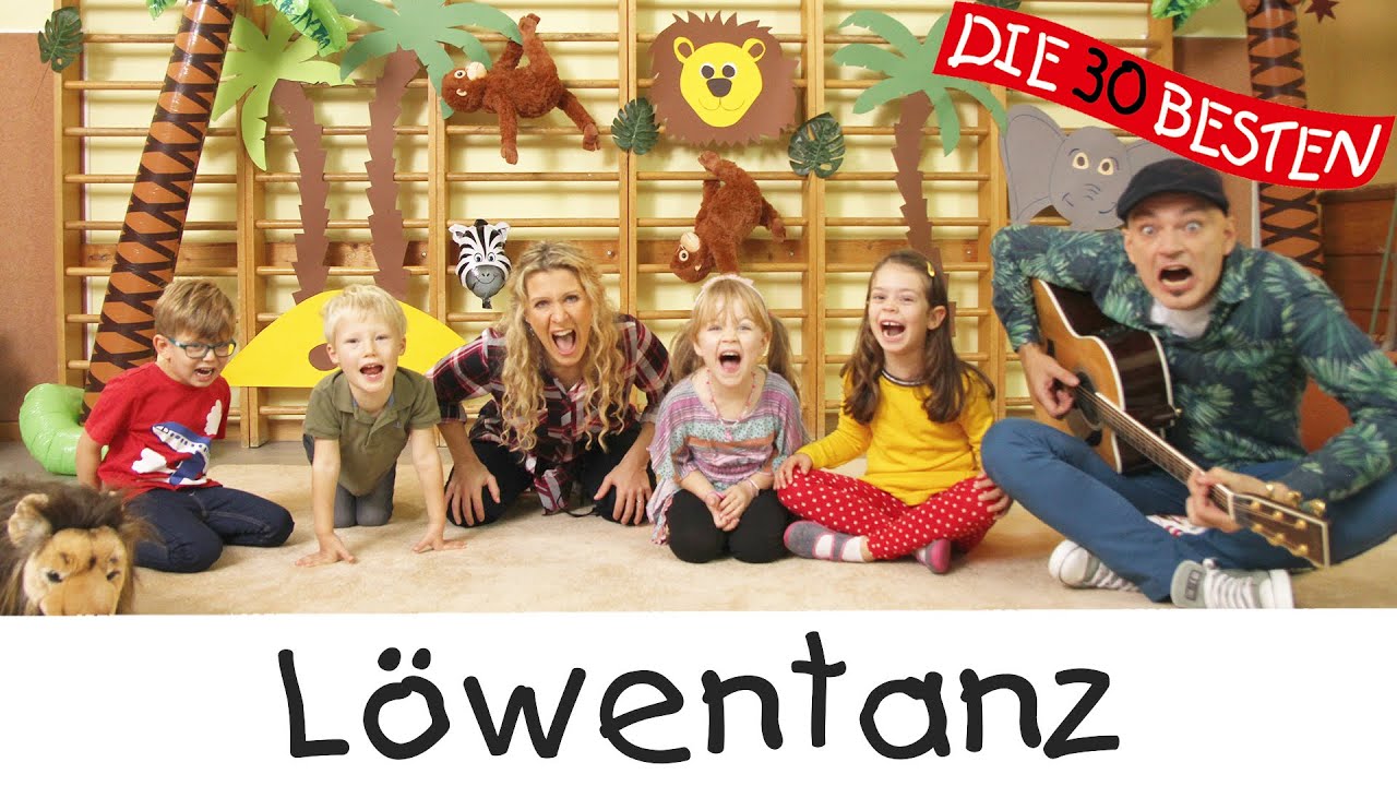 👩🏼 Löwentanz - Singen, Tanzen und Bewegen || Kinderlieder