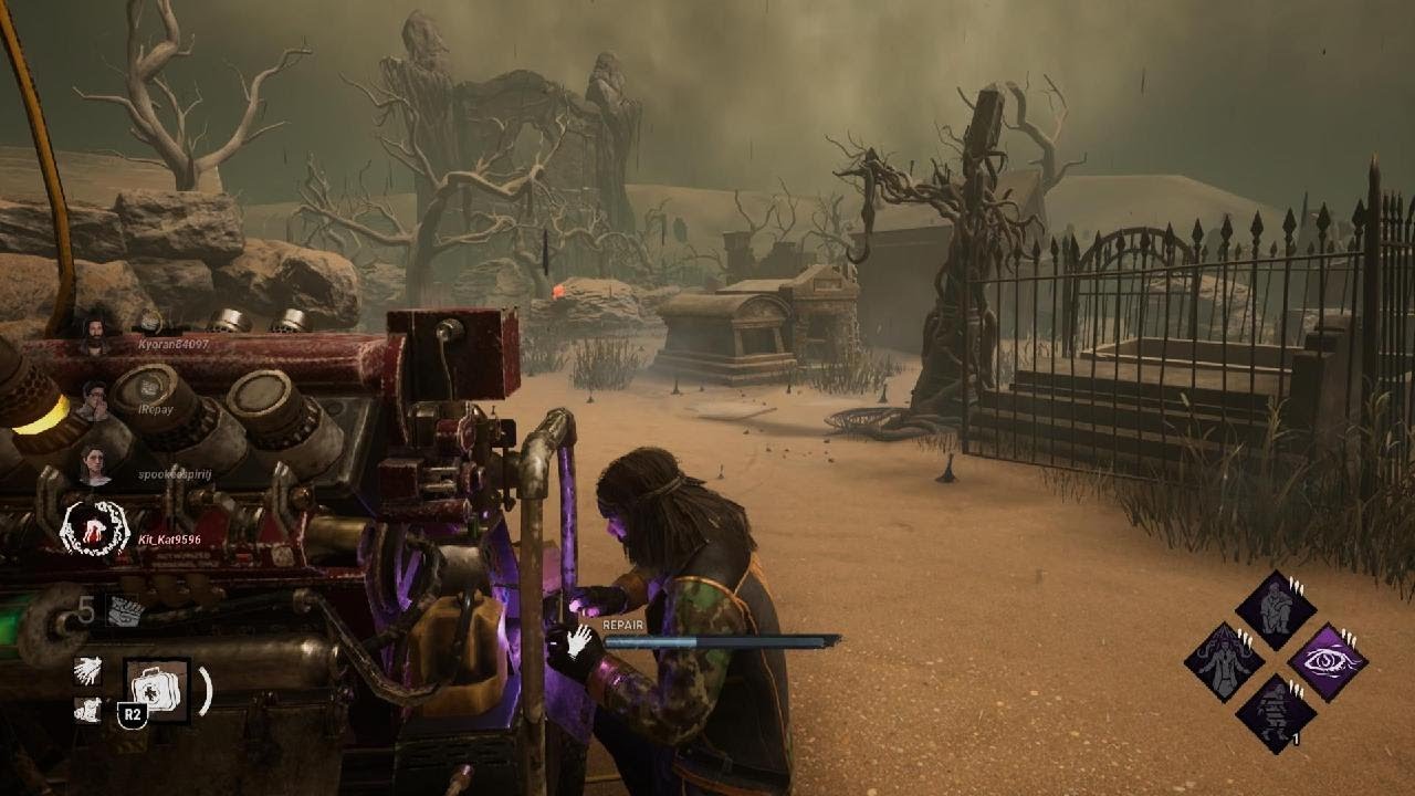 Dead by Daylight - SpookeeSpiritJ and me (Kyoran84097) were playing with my friend Kit_Kit9596!