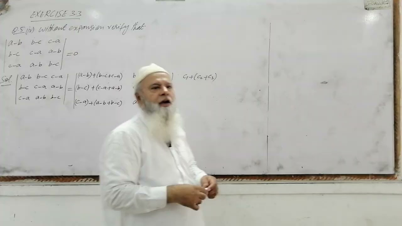 Proving Determinant Identity