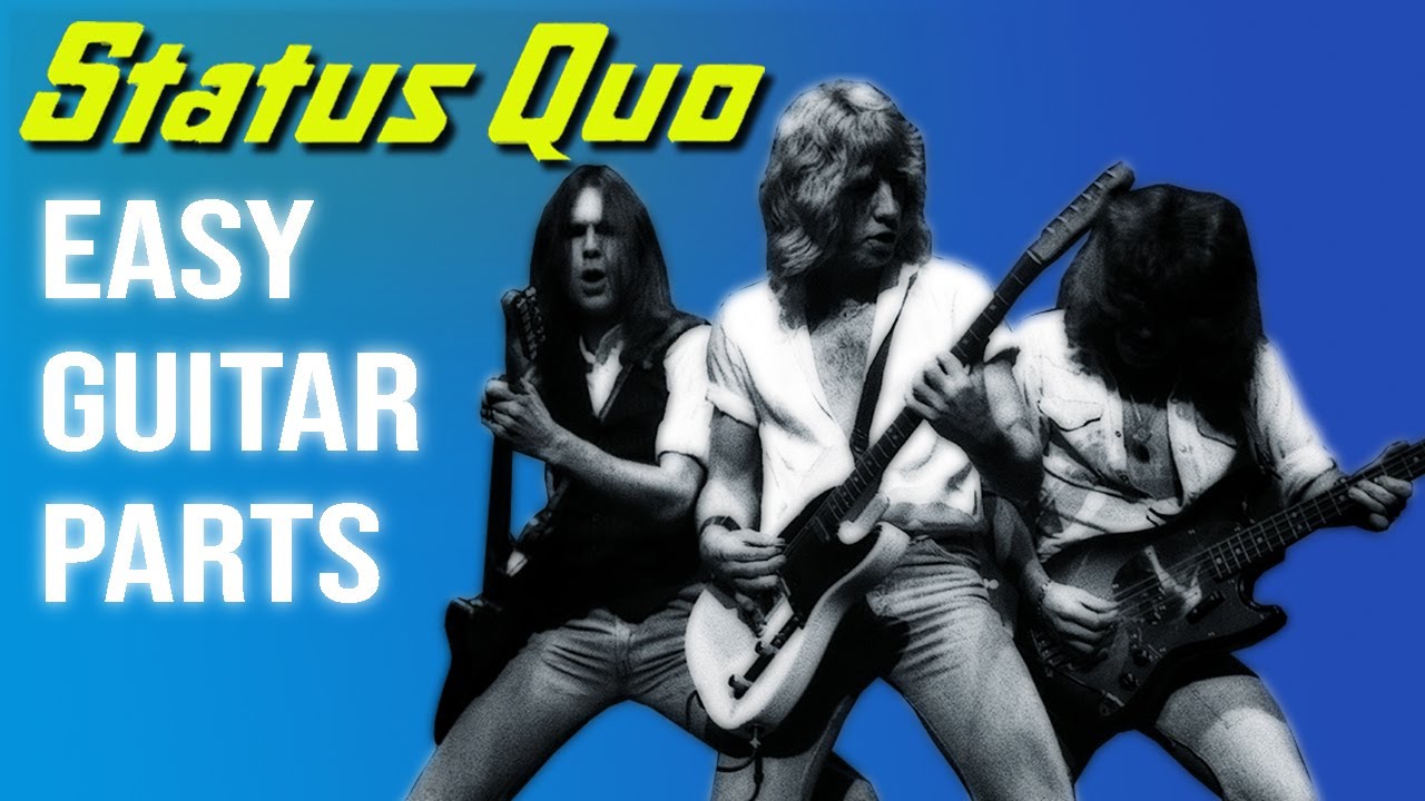 STATUS QUO Softer Ride Easy Guitar Lesson for Rhythm  parts