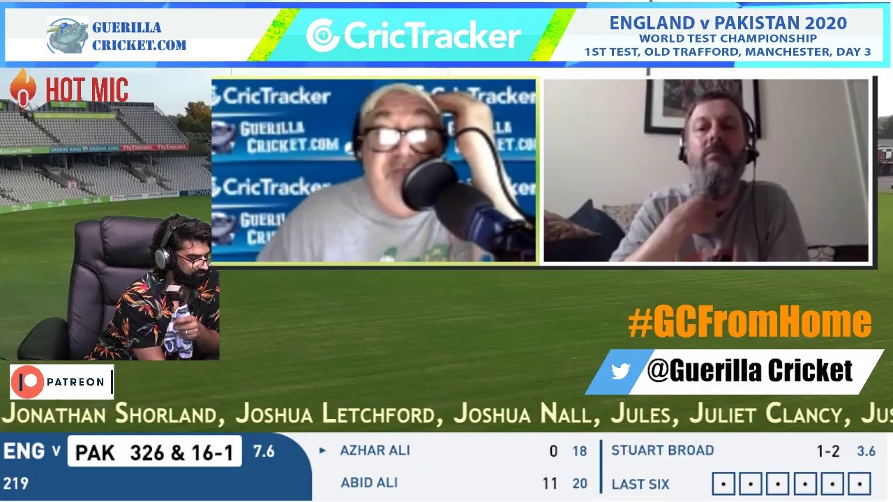 LIVE: ENG v PAK 2020, 1st Test, Old Trafford, Day 3