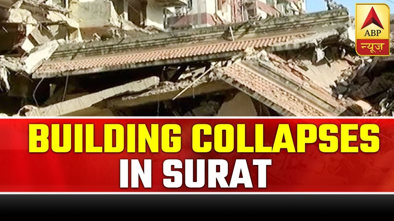 Four-Story Building Collapses Within Minutes In Surat | ABP News