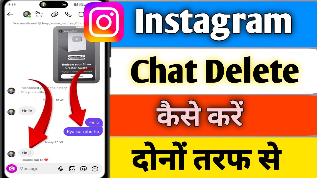 How to delete Instagram chat from both sides