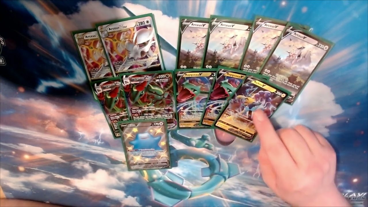 Rayquaza VMax Deck profile From the astral radiance format