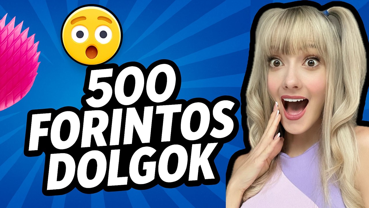 CSAK 500 FORINTOS DOLGOKAT VETTEM!🤑...EZT LÁTNOD KELL!😂