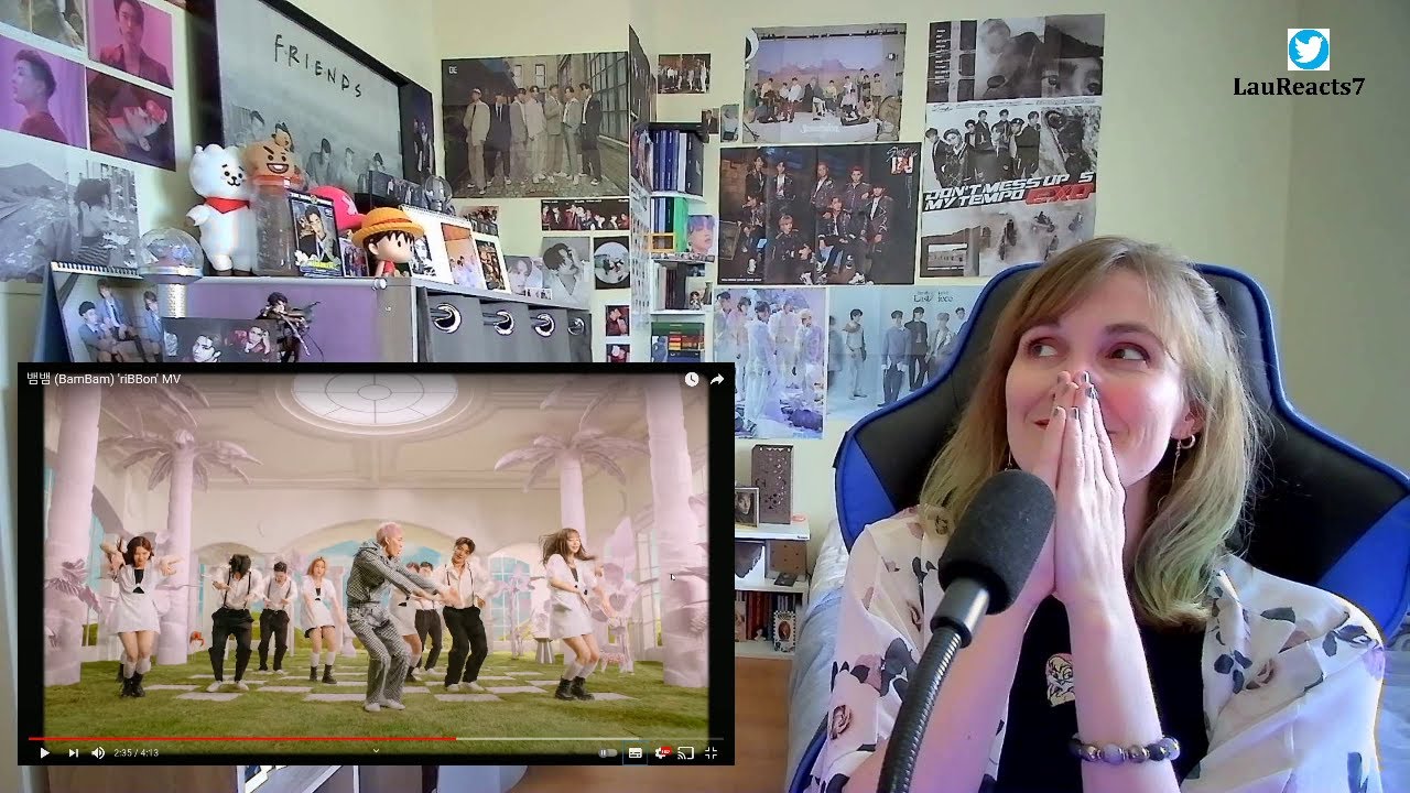 BamBam (뱀뱀) 'riBBon' MV REACTION