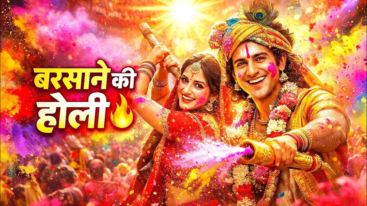 रंग बरसे | बरसाने में होली खेलन आए हैं बनवारी | Barsane Ki Holi | Radha Krishna Holi Bhajan 2026