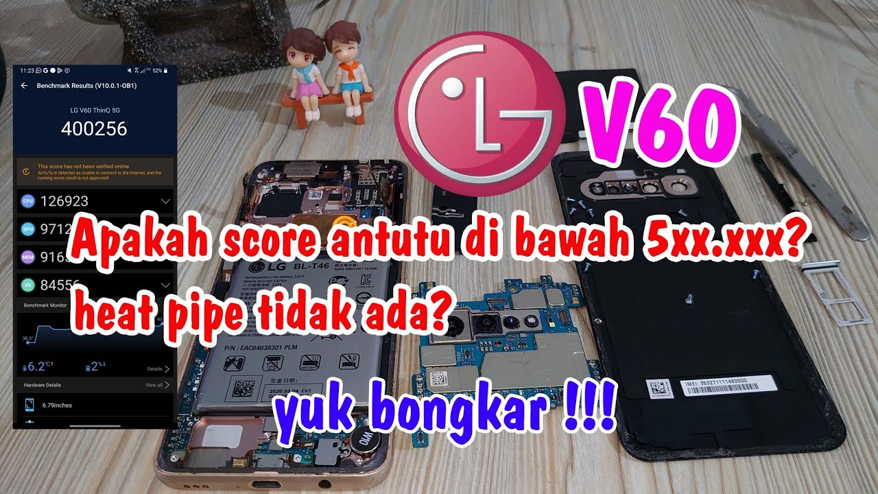 heat pipe lg v60 (vapoor Chamber)