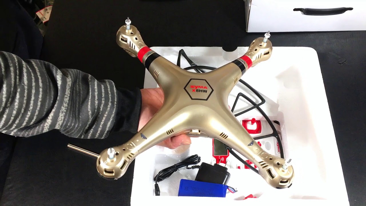 Syma X8HW WIFI drone Unboxing (cheapest Full Featured Large Drone)