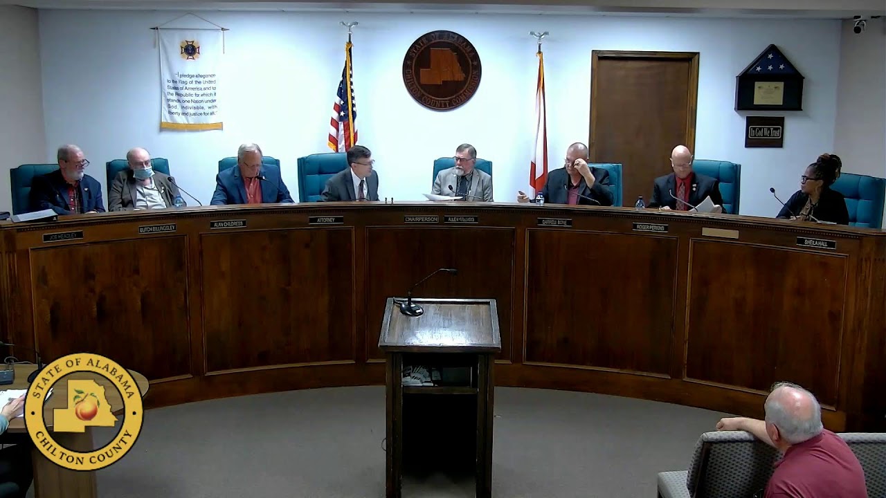 Chilton County Commission Meeting 2/10/26