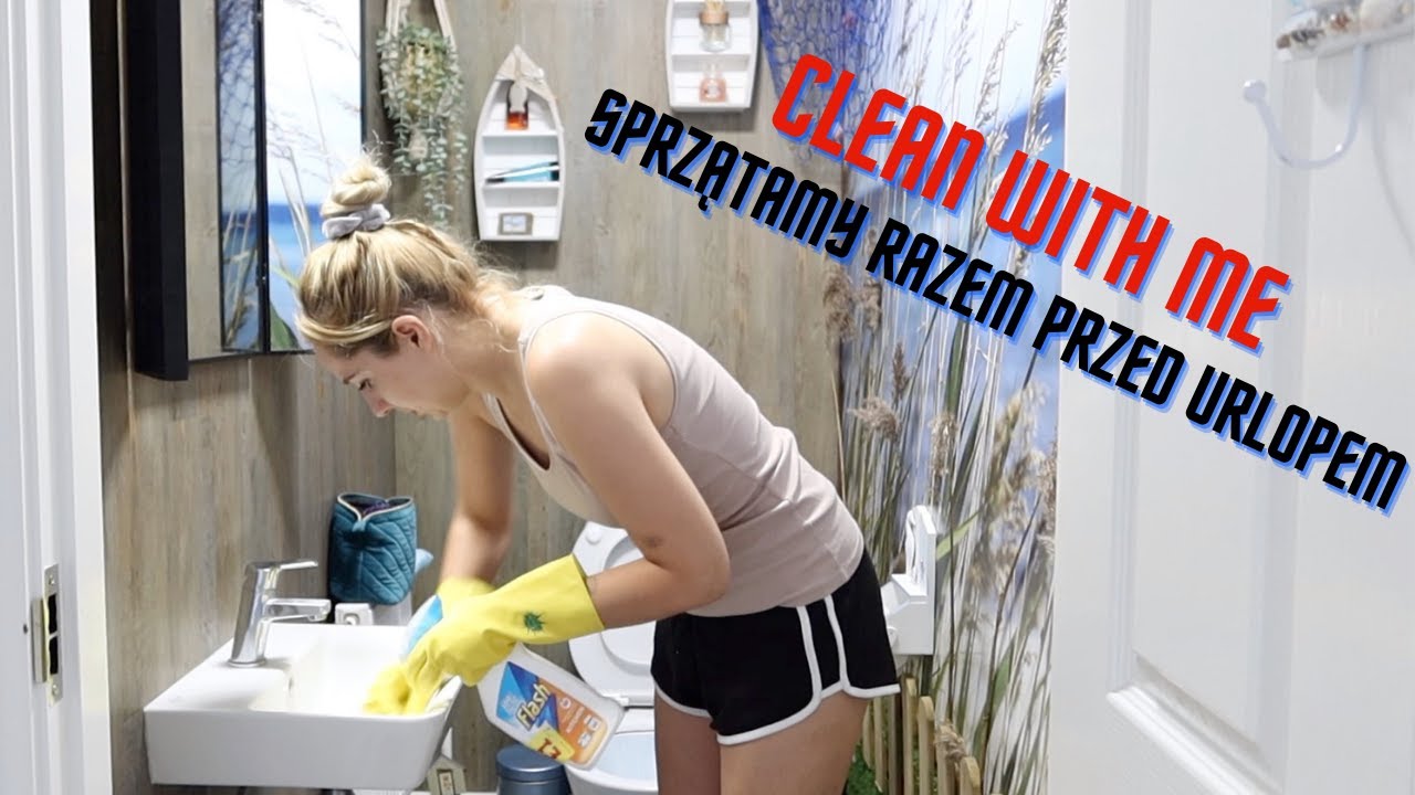 CLEAN WITH ME PRZED WYJAZDEM NA URLOP / POSPRZĄTAJMY RAZEM DOM / MOTYWACYJNE SPRZĄTANIE
