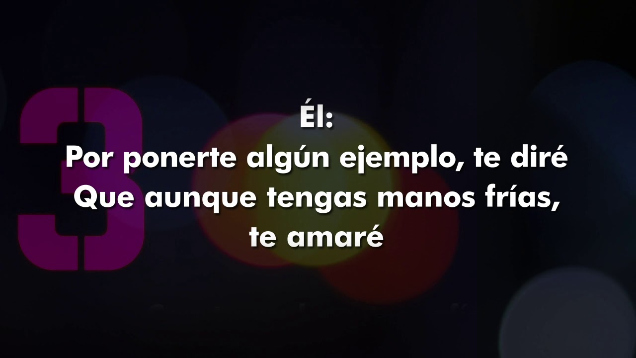 Karaoke Miguel Bose Te Amare Dueto Laura Pausini Karaoke