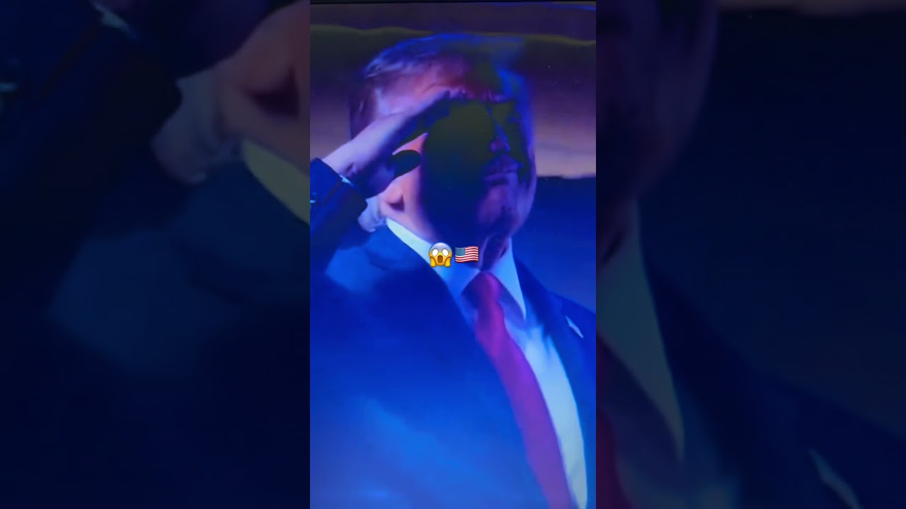 🚨BREAKING: TRUMP SALUTES DURING NATIONAL ANTHEM INSIDE MSG! SUB NOW! 😱🚨 #shorts #trending #nba