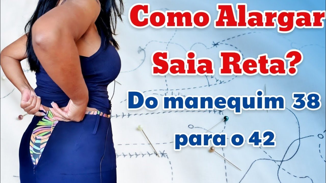 ✅️ DIY Como Alargar Saia Reta_Costura passo a passo para iniciantes Gisleide Novelo