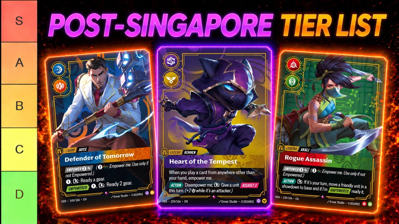The RIFTBOUND Meta Has Changed! Post-Singapore Tier List