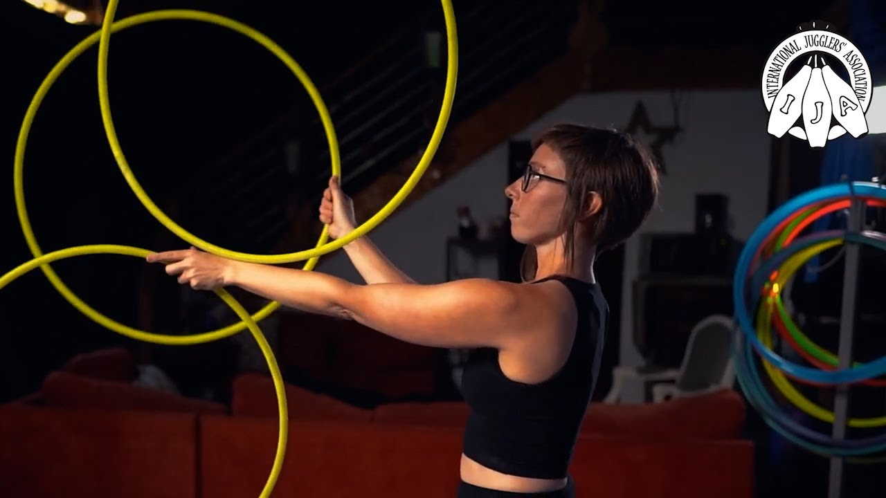 IJA Tricks of the Month by Amy Wieliczka from USA | hoop juggling