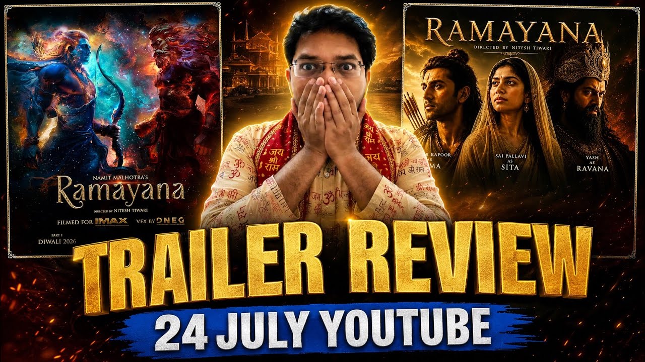 RAMAYANA PART 1 TRAILER REVIEW | RAMAYANA TRAILER REVIEW REACTION | PRATHAM SANKALP REVIEW REACTION 