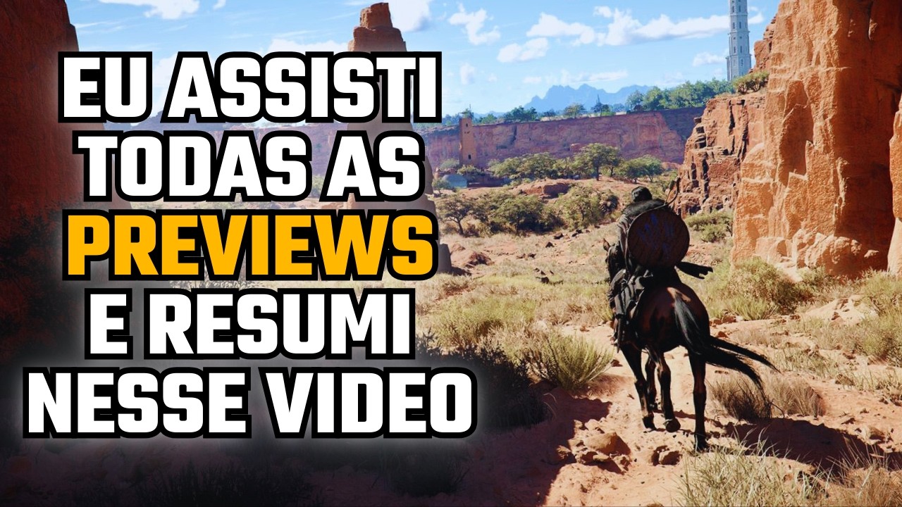 AS PREVIEWS DE CRIMSON DESERT ESTÃO ABSURDAS!!! VI TODAS E RESUMI NESSE VIDEO