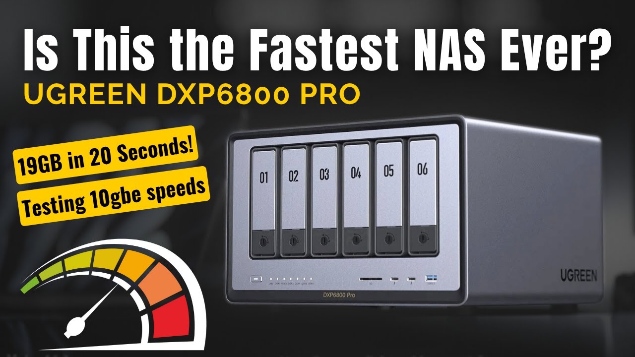 Top Gear NAS Testing Ep. 4 – UGREEN DXP6800 Pro Dominates the Charts!