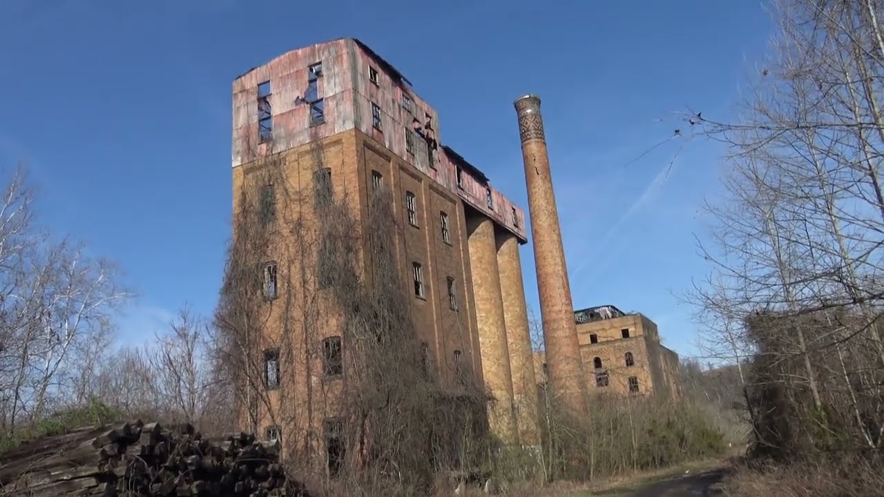Abandoned Overholt Whiskey Distillery at Broad Ford, Fayette County, Pennsylvania