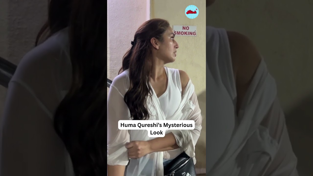 Huma Qureshi&rsquo;s Mysterious Look at Juhu PVR! 👀 #BollywoodCeleb #BollywoodActress #shorts