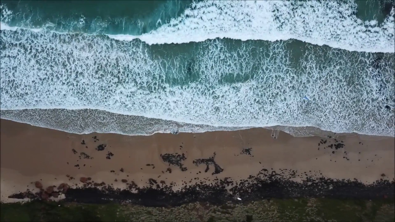 Phillip Island Scenic Drone Footage Surf Beach Victoria, Australia