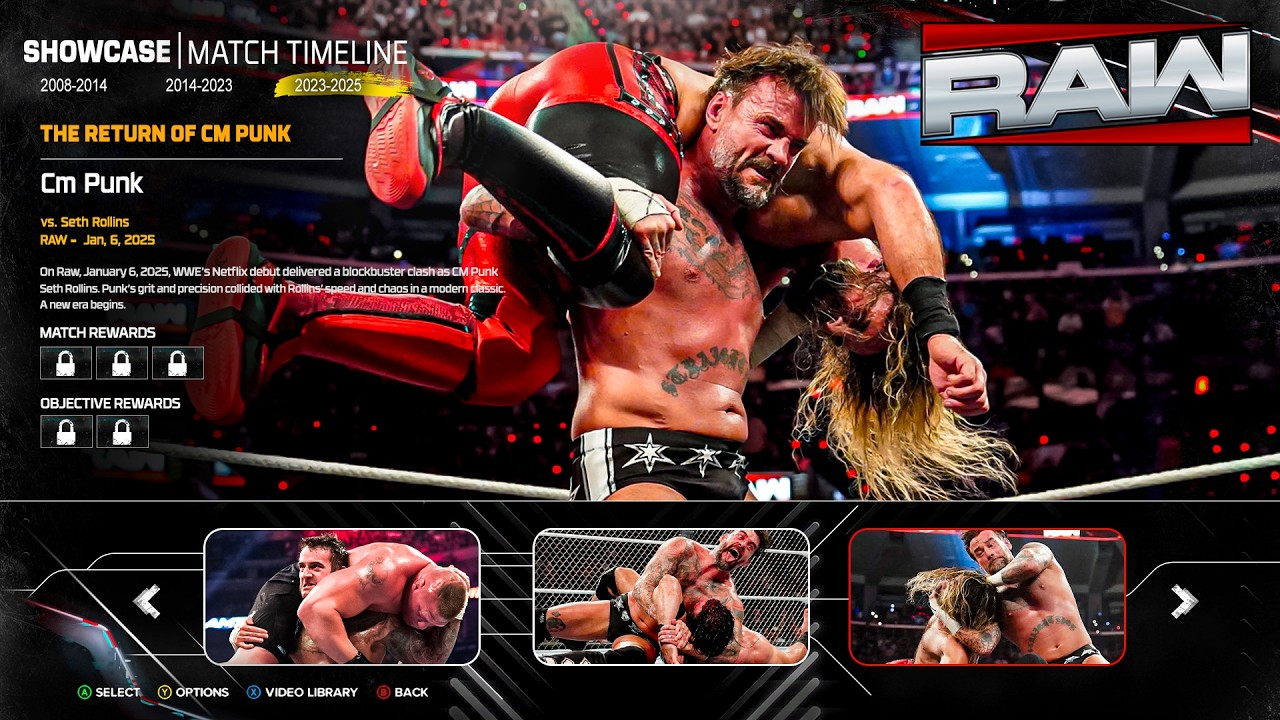 WWE 2K26: Все подтвержденные на данный момент матчи CM Punk Showcase!