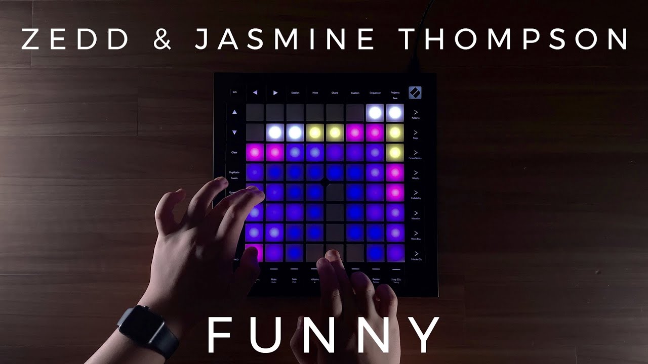Zedd & Jasmine Thompson - Funny // Launchpad Performance