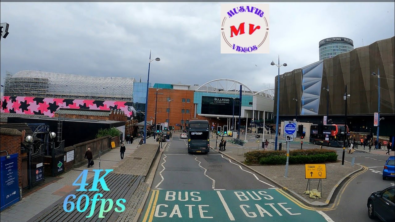 UK Video NX Bus No 6 Birmingham City Centre To Solihull | Stratford Road | England | 4K 60fps