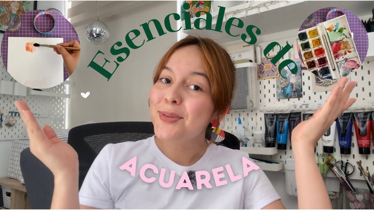 PINTANDO POR PRIMERA VEZ EN ACUARELA? 🎨🧑‍🎨🖼️🖌️ Te doy mis BASICOS + tips