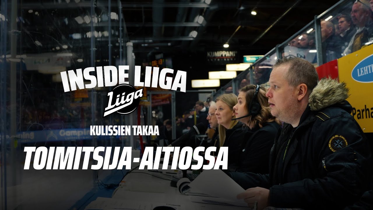 Inside Liiga // Uusi näkökulma peliin: millainen on Liigan ottelu toimitsija-aitiossa?