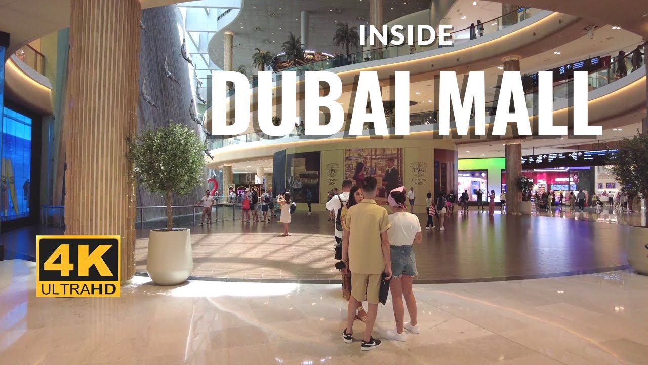 The Dubai Mall Walking Tour 4K | Inside the $20 Billion Dollar World's Largest Mall