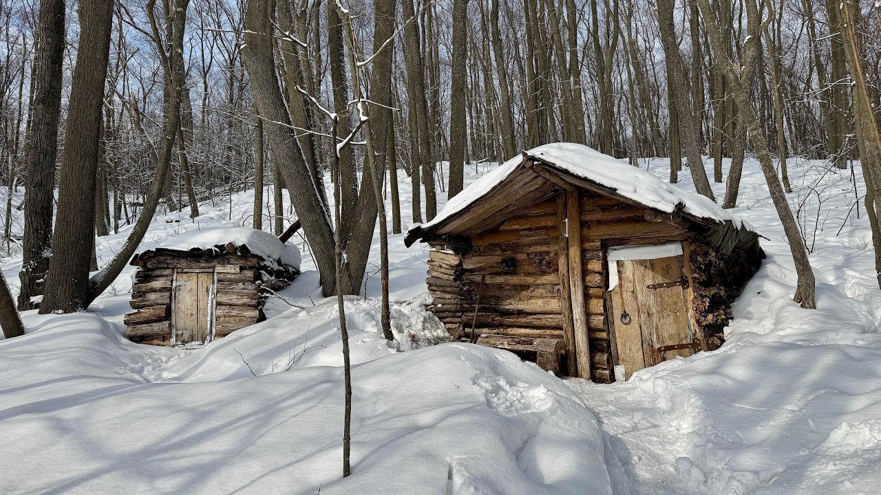 ЗЕМЛЯНКА у РЕКИ | ЗАДЫМИЛА ПЕЧЬ | НОВЫЙ СТОЛ