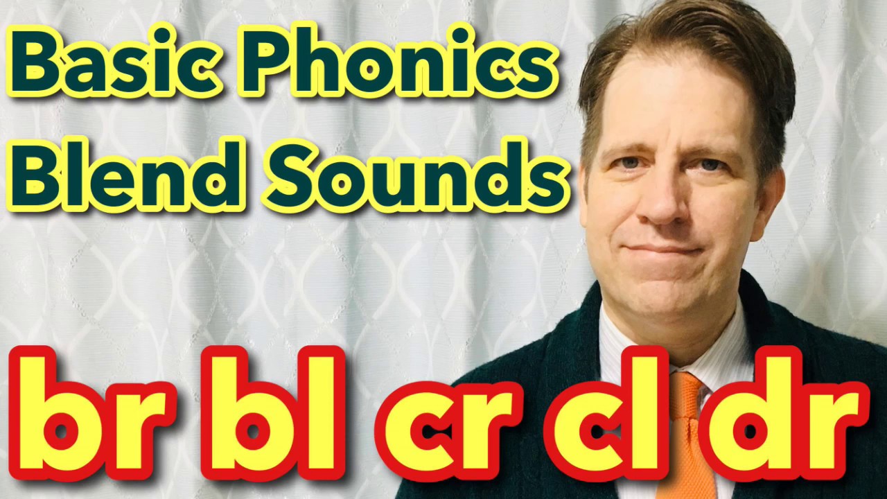 Phonics 2 Letter Words - br bl cr cl dr - American English Pronunciation Practice (New Version)