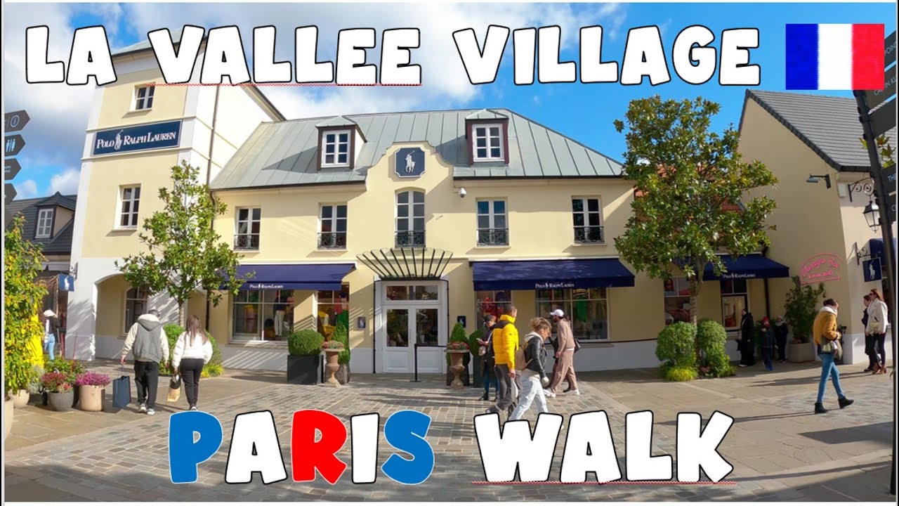 Paris Walking Tour, An Incredible Shopping spot! 🇨🇵 Explore La Vallée Village Outlet, Paris!