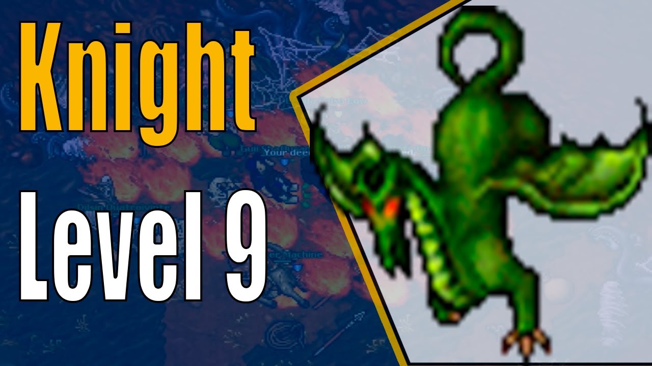 EK 9 Vs Dragon - Tibia Battle #2