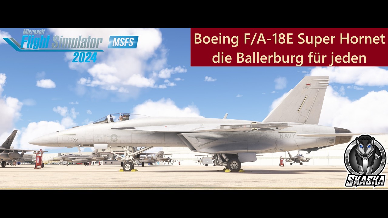 Microsoft Flight Simulator 2024! - Erklärbärvideo FA18 Super Hornet