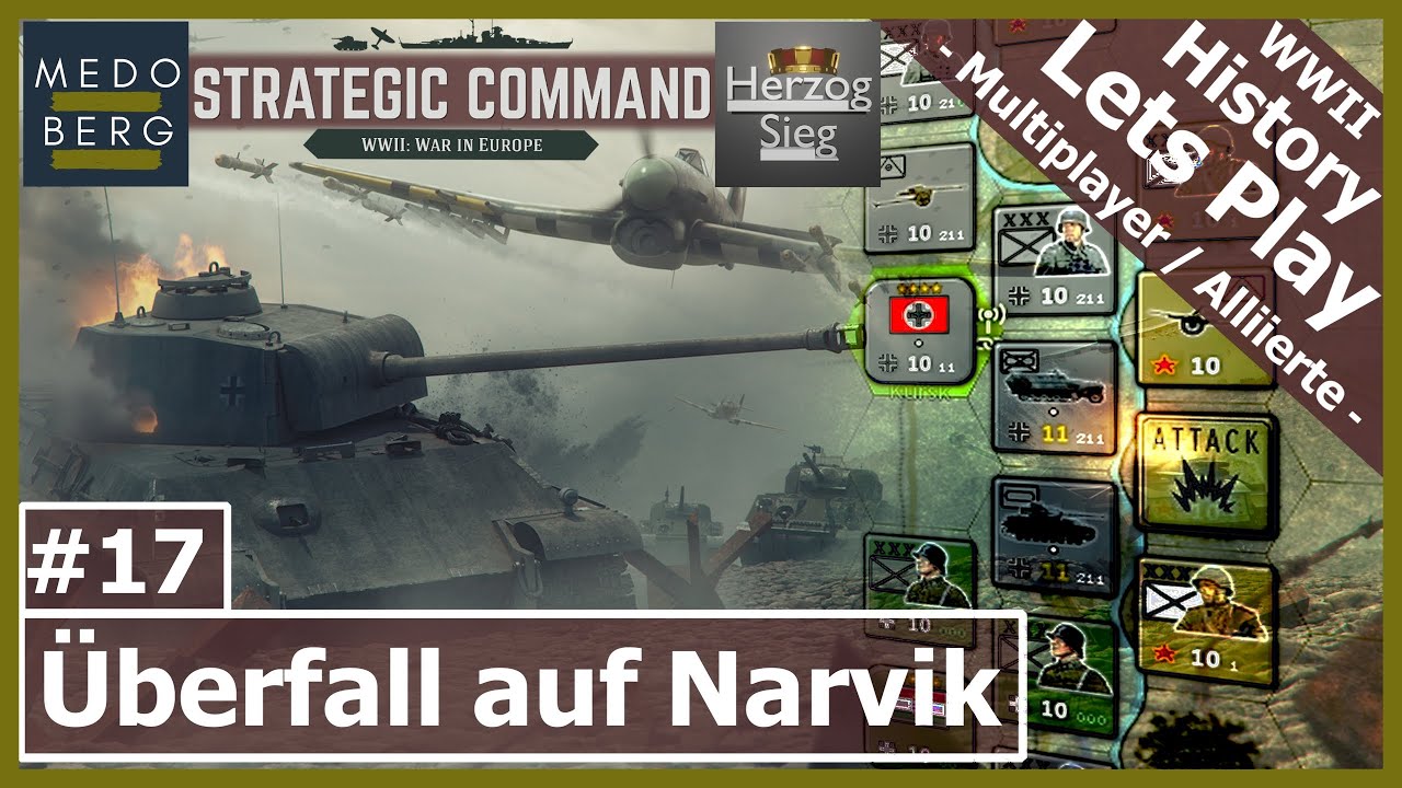 Strategic Command WW2 WiE – Überfall auf Narvik | #17 [Lets Play | Multiplayer | Deutsch]