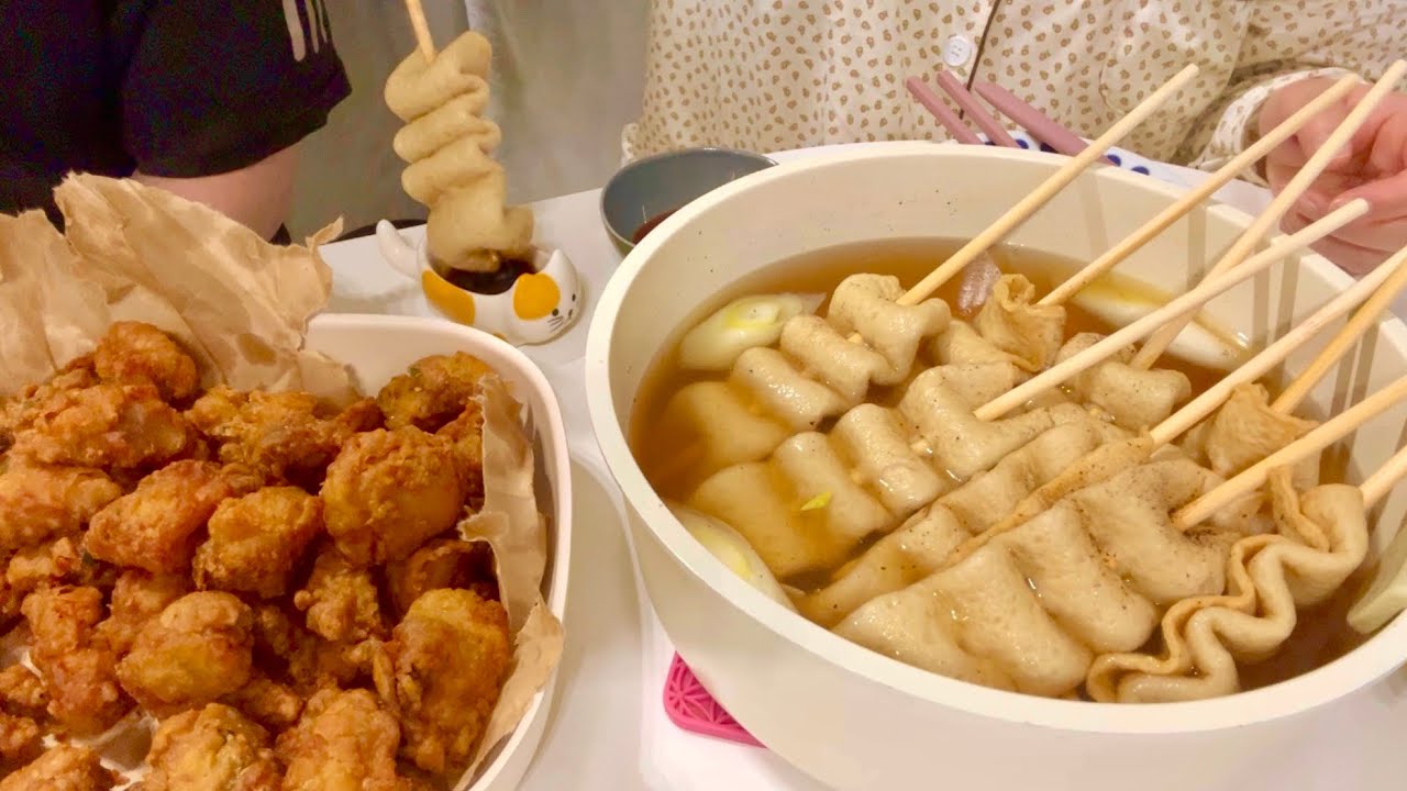 쉬운요리만 하는데 그걸 망치네..?[꼬치어묵탕,순살후라이드치킨, 명란마요소금빵,고추장찌개,로제파스타,해물라면]