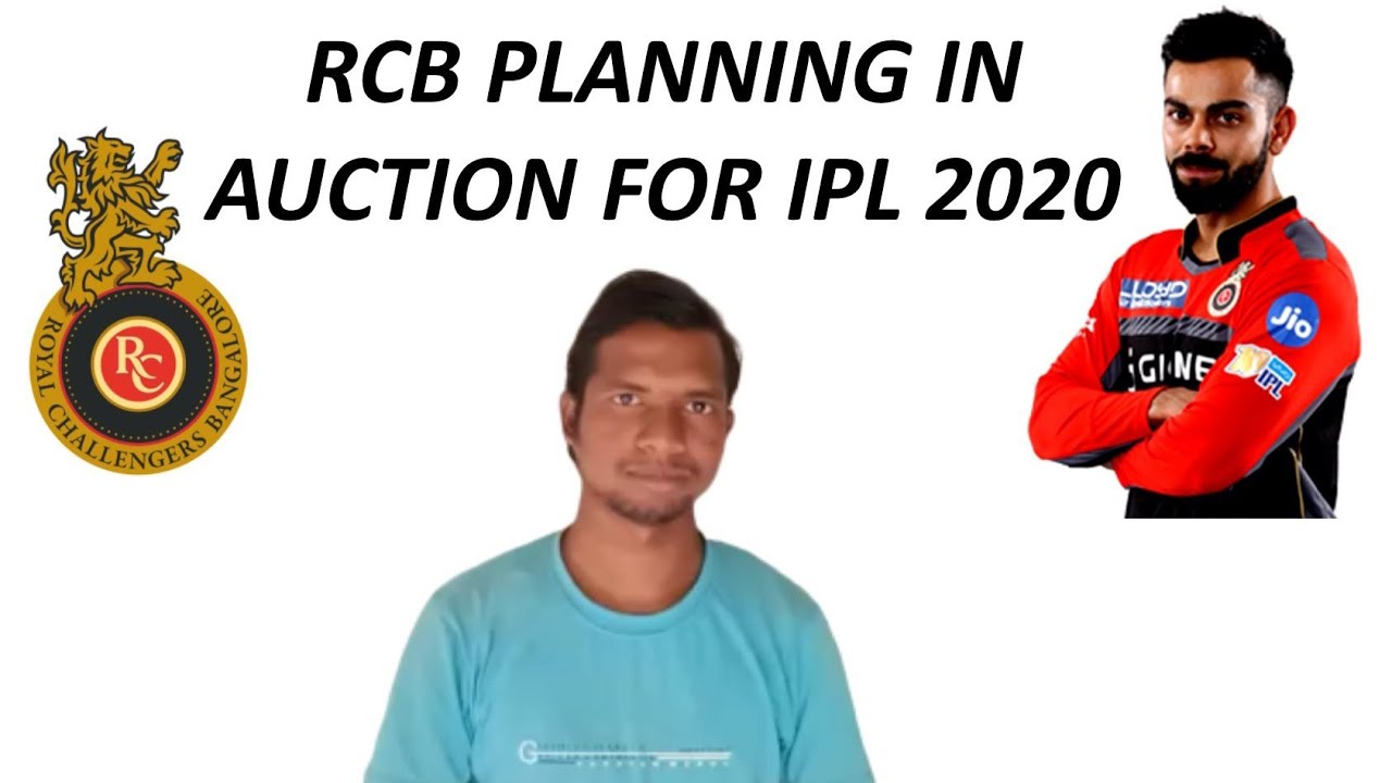 RCB planning in Auction for IPL 2020